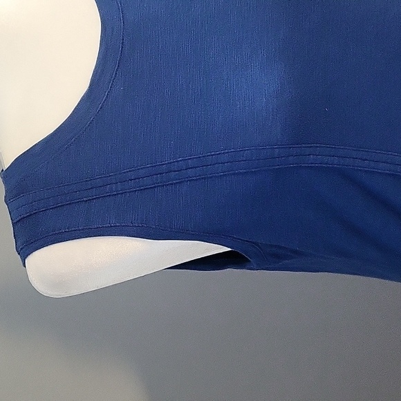 Chico's Royal Blue Sleeveless Maxi Dress with Front Slit - Chico's 0 Size XS - Picture 6 of 9